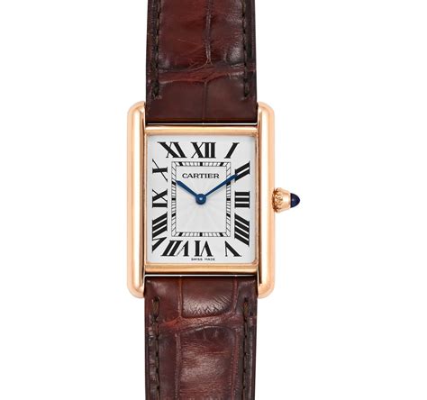 second hand cartier ladies watches uk|pre owned cartier tank watches.